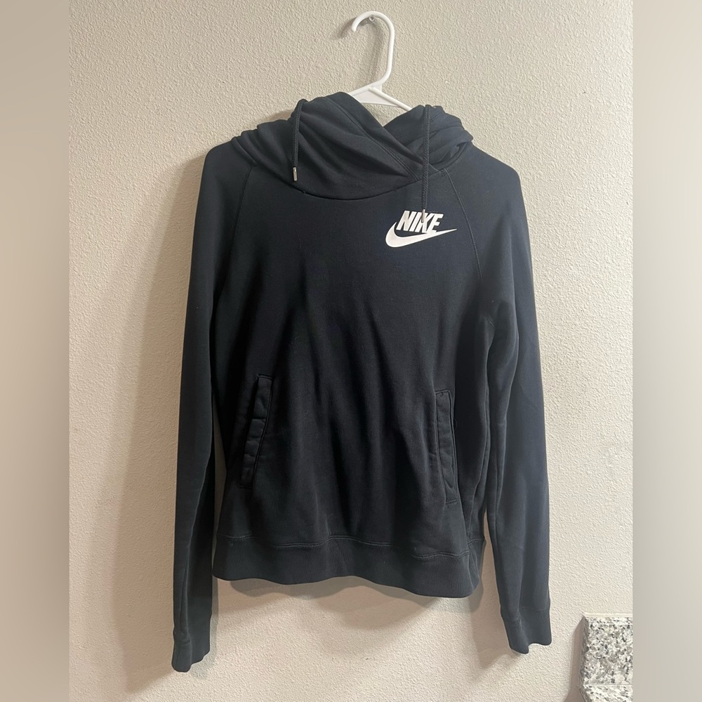 Black Nike Cowl Neck Hoodie
